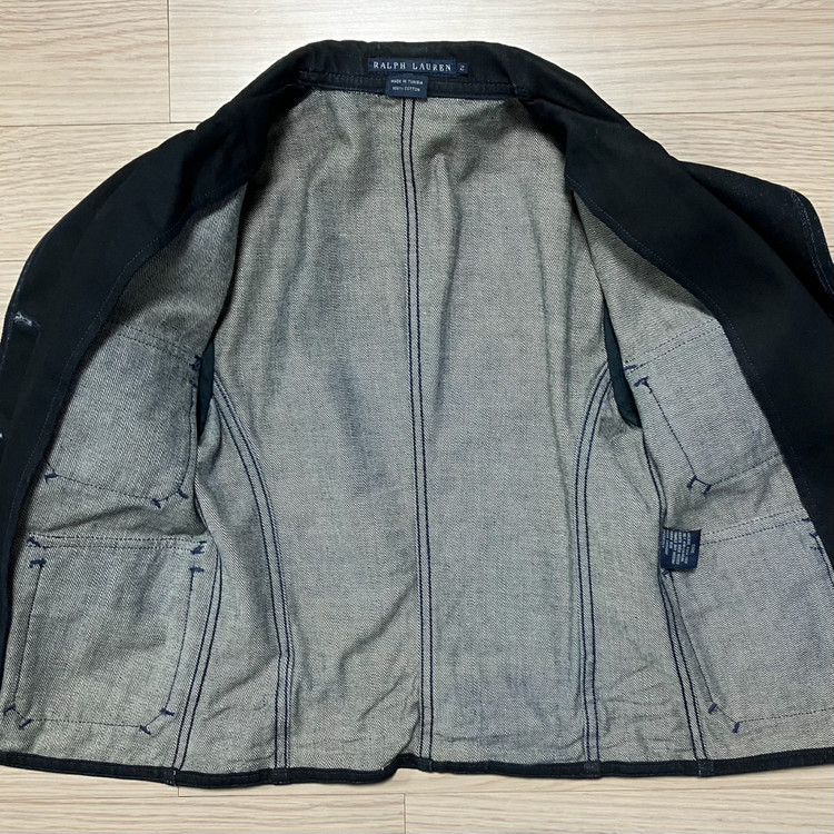[Polo] 폴로 랄프로렌 데님 워싱 코팅 자켓 이미지
