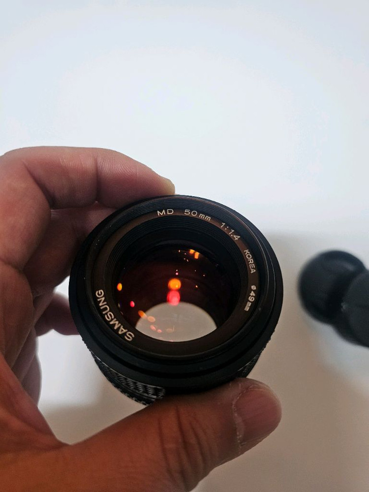 [A급]삼성(미놀타) MD 50mm f1.4 렌즈 (MD 50.4)수동렌즈(미놀타 필름카메라 용 렌즈) 이미지