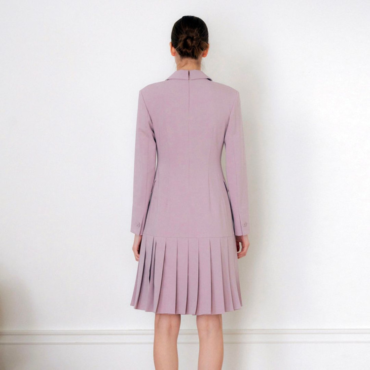 오떼뜨(octette) 플리츠 테일러드 원피스 55 새상품 이미지