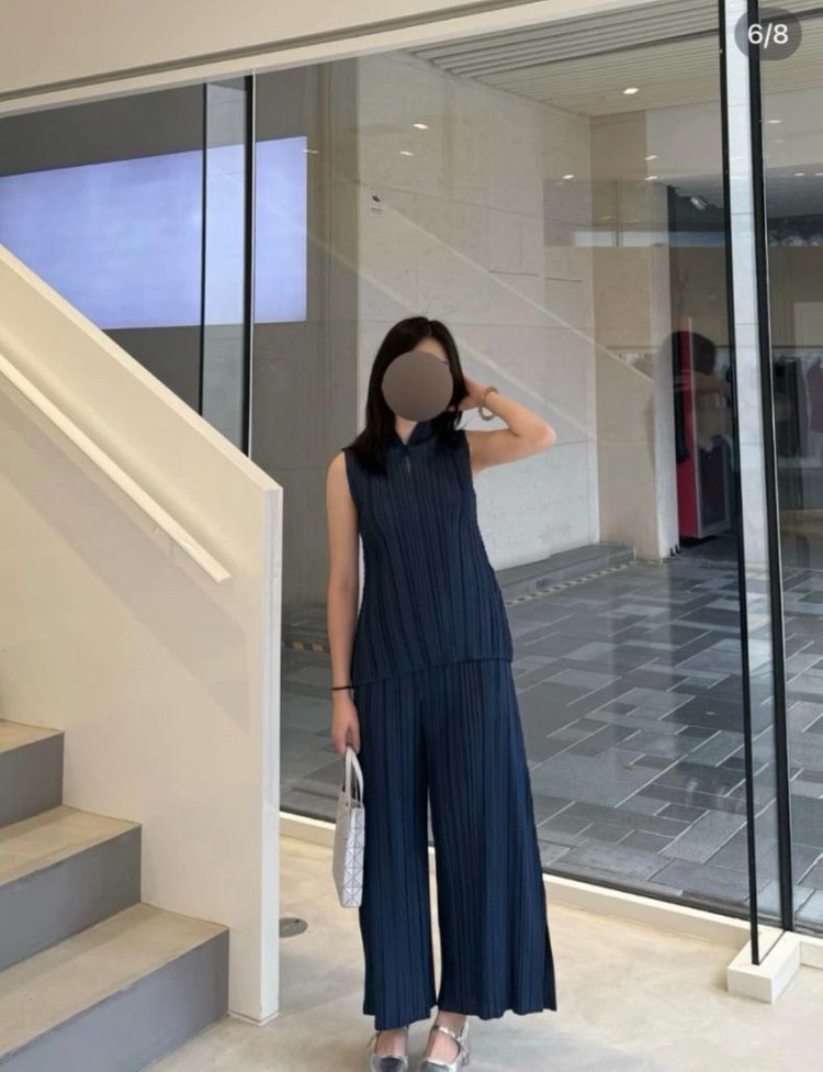 (새상품) 플리츠플리즈 8월 먼슬리 멜로우 셋업 3사이즈 팝니다. 이미지