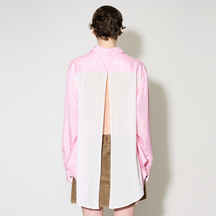 아워레가시(OUR LEGACY) 에이프런 핑크 코튼실크 셔츠 프리사이즈 이미지