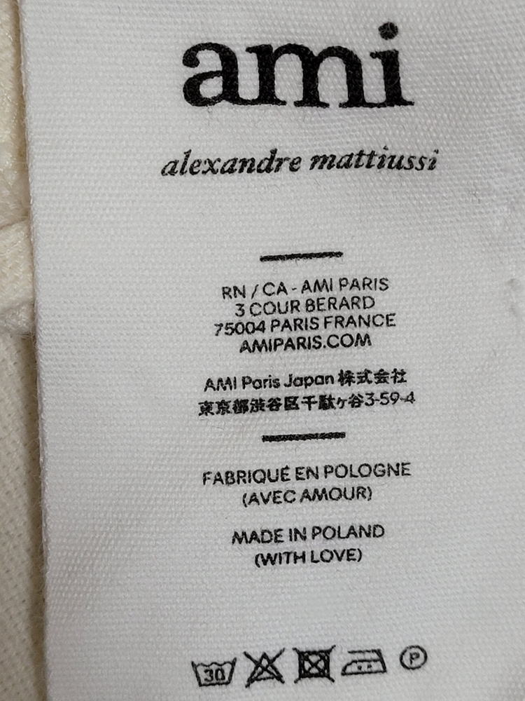 아미 화이트 빅하트 자수 옥스포드 셔츠 40 이미지