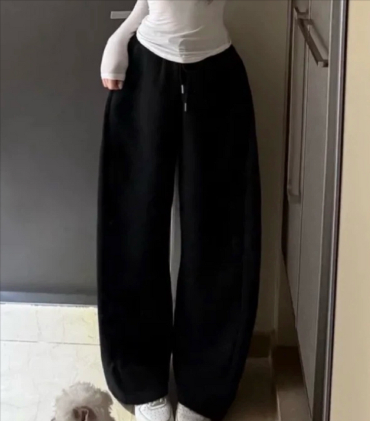 에이블리 와이드 고무줄 트레이닝 팬츠 이미지