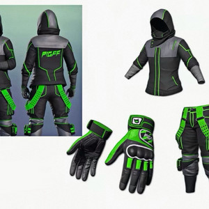 배그 pigff 스킨 세트 코드 이미지