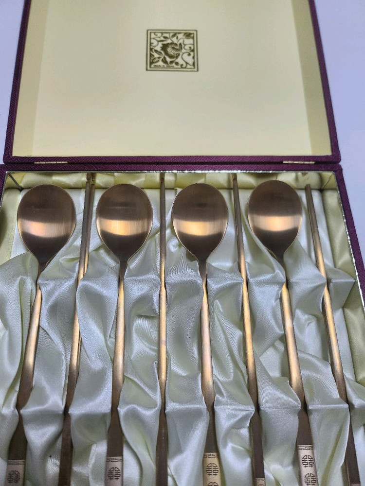 (새제품) 방짜유기 수저세트 4인 이미지