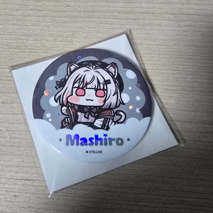 스텔라이브 마시로 캔뱃지 미개봉 AGF 정식굿즈 이미지