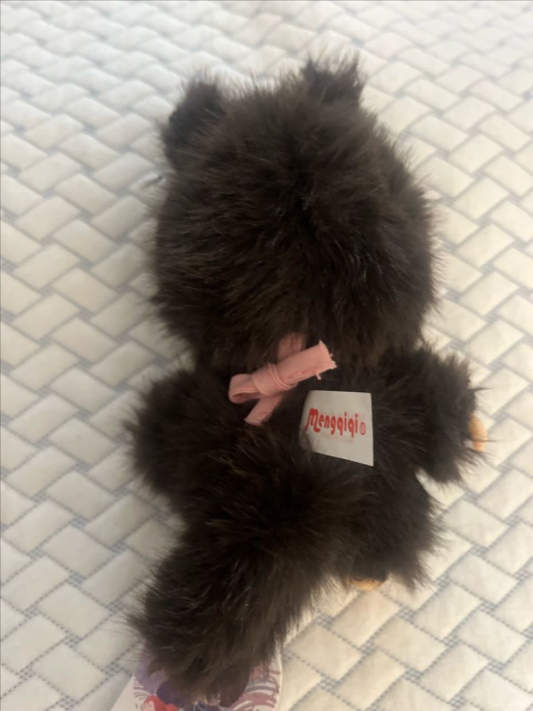 핑크 턱받이 멘키키 / 멩키키 새상품 이미지