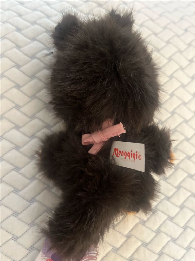 핑크 턱받이 멘키키 / 멩키키 새상품 이미지