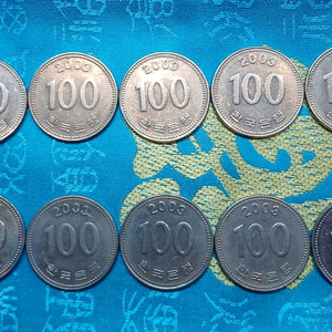 2003년 100원 동전 10개 일괄 이미지