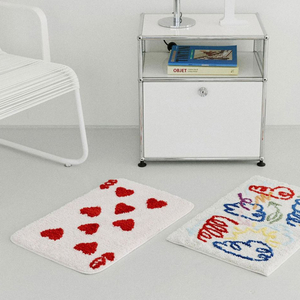 노미아 하트8 러그 매트 미니러그/욕실/화장실/주방/현관 발매트 이미지