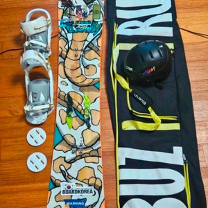 버즈런 스노우보드 풀세트. 부츠별도판매 이미지