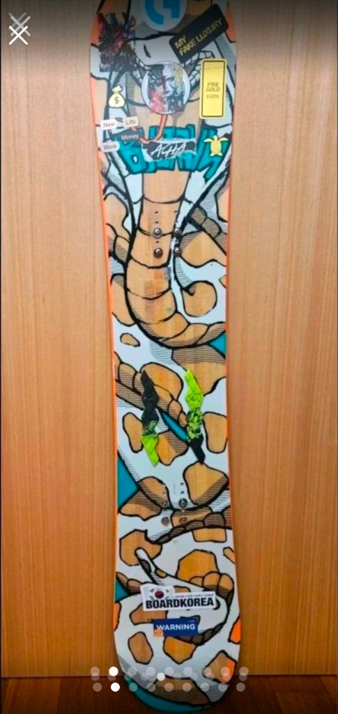 버즈런 스노우보드 풀세트. 부츠별도판매 이미지