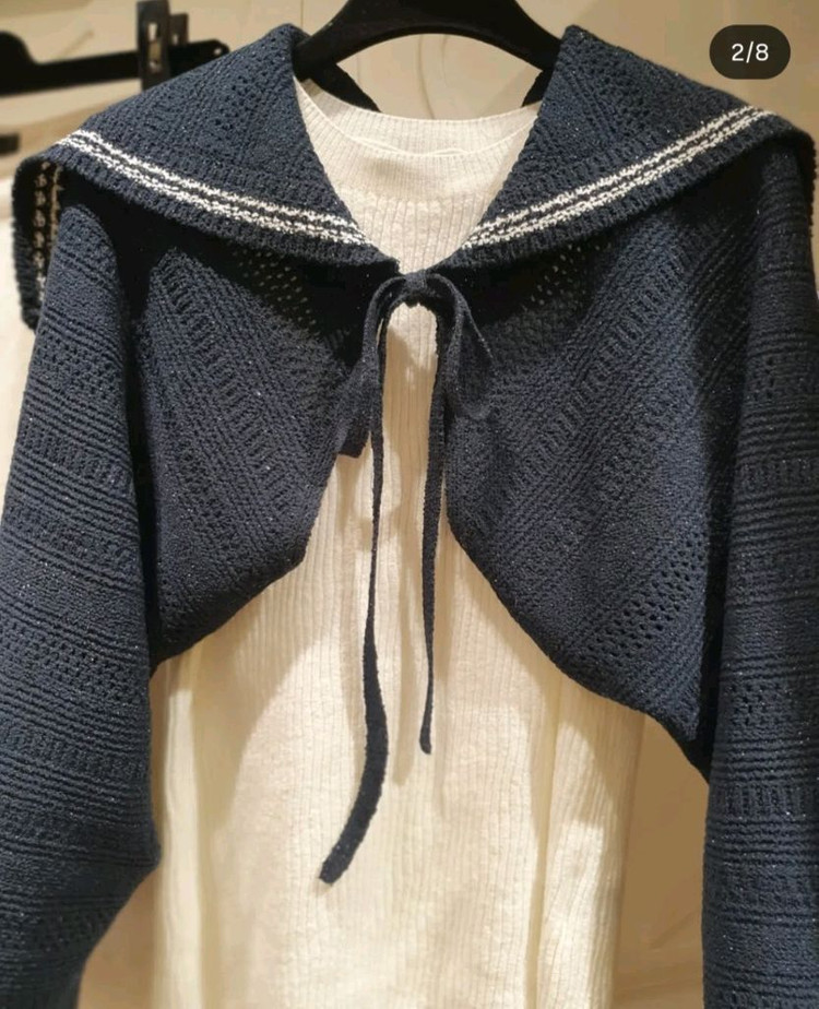 랑방 글리터링 볼레로 가디건 이미지