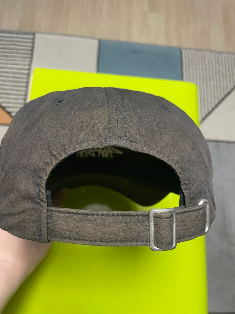 스투시 바이오 워시드 빅 로고 로우 프로 캡 차콜 이미지