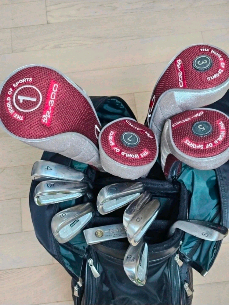 지브이투어 골프채 풀세트 일본제 1회라운딩제품 거의새거 이미지