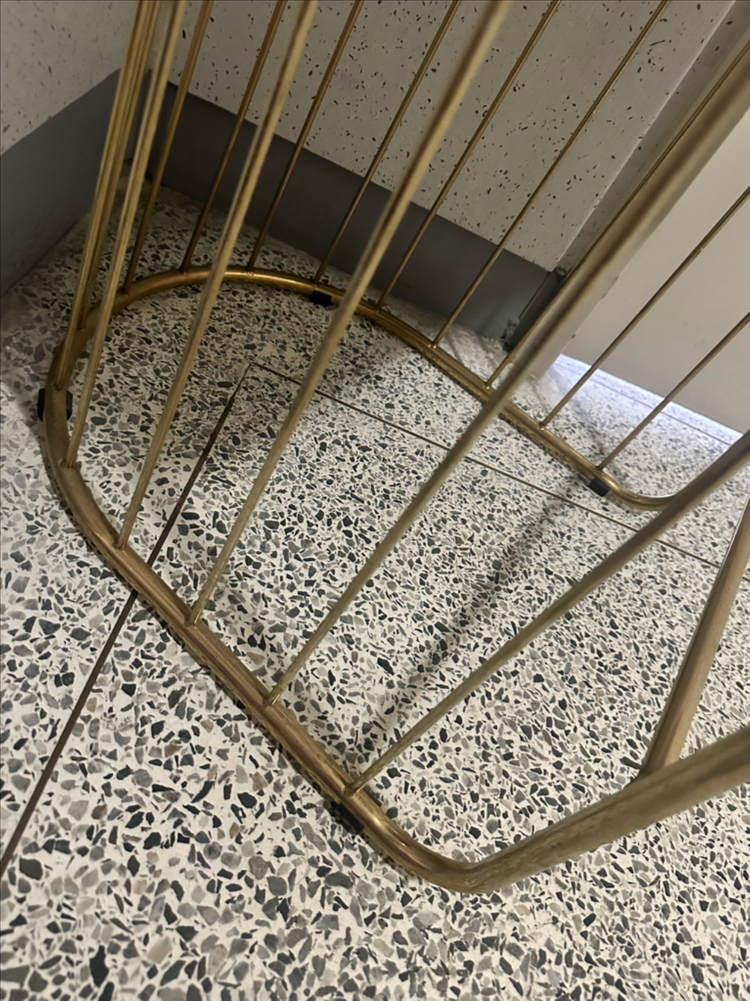 골드 프레임 가죽의자, 호텔 라운지 와인바 아일랜드 식탁 의자 이미지