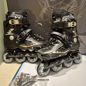 휠러스 원처 인라인스케이트 어린이 아동 초등학생 용 220사이즈 블랙 이미지