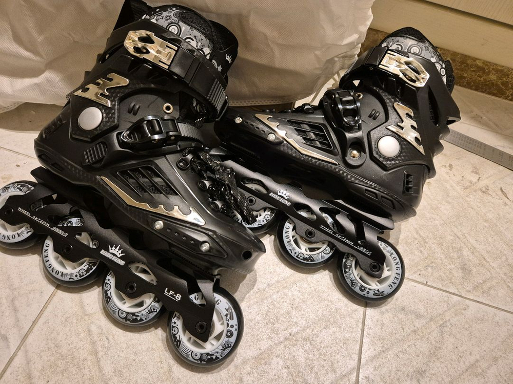 휠러스 원처 인라인스케이트 어린이 아동 초등학생 용 220사이즈 블랙 이미지