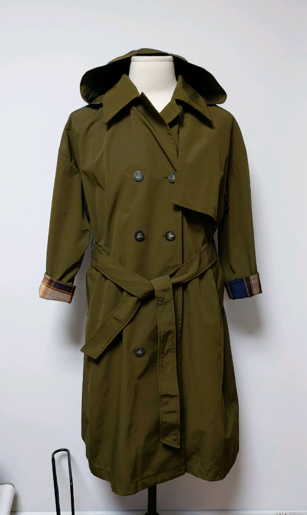 칼 라거펠트 여성 트렌치코트 카키(100) 이미지