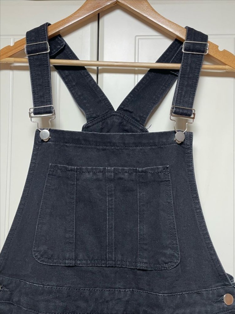 와이드 멜빵바지 이미지