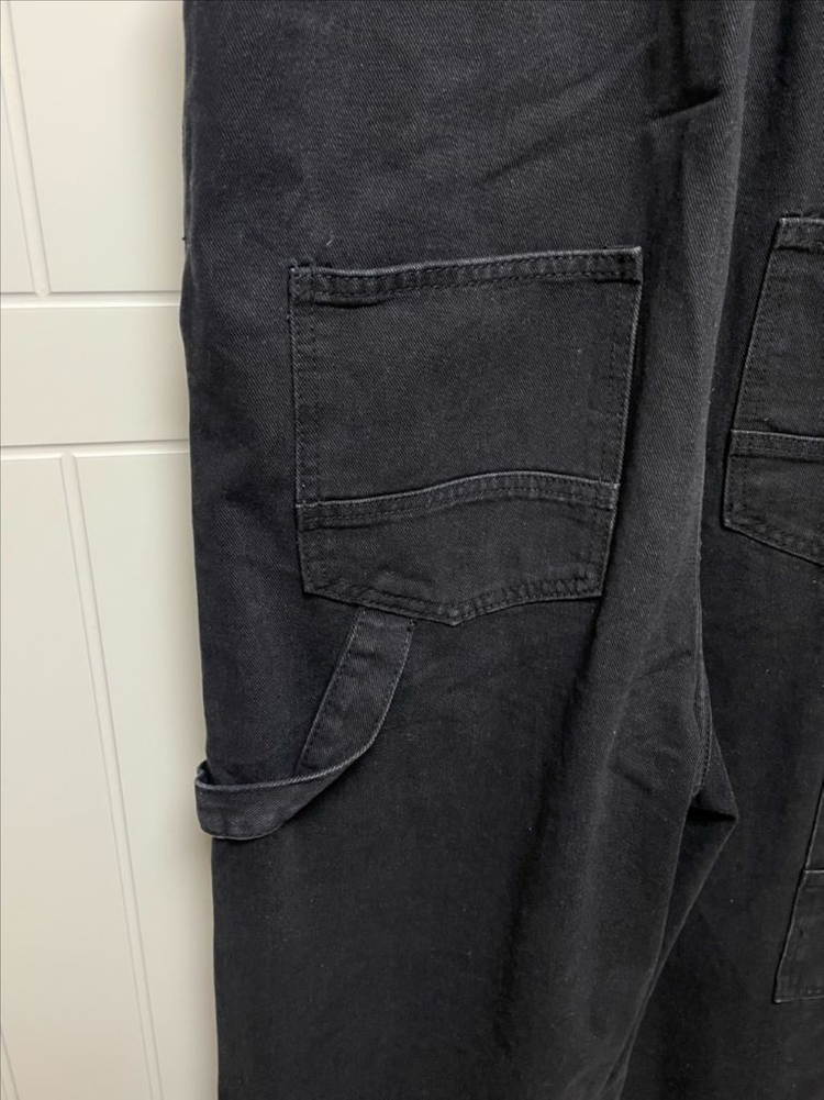 와이드 멜빵바지 이미지