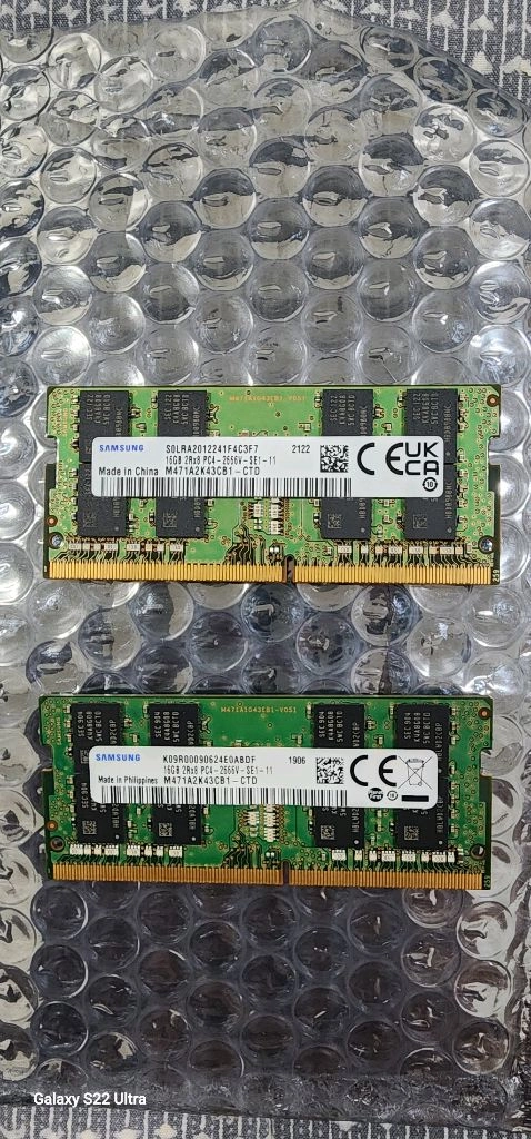 삼성 노트북 램 DDR4 32 GB 판매 합니다. 이미지