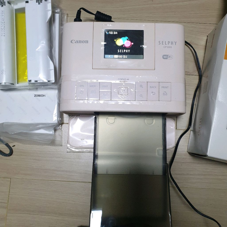 캐논 셀피 CP1200 포토프린터 + RP-108 용지 이미지