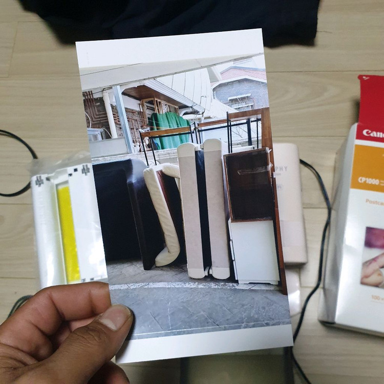 캐논 셀피 CP1200 포토프린터 + RP-108 용지 이미지