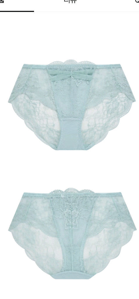 에블린 MERIME 민트 레이스 노라인팬티 95M~100L 이미지