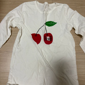 봉쁘앙 체리 긴팔 티셔츠 10y 이미지