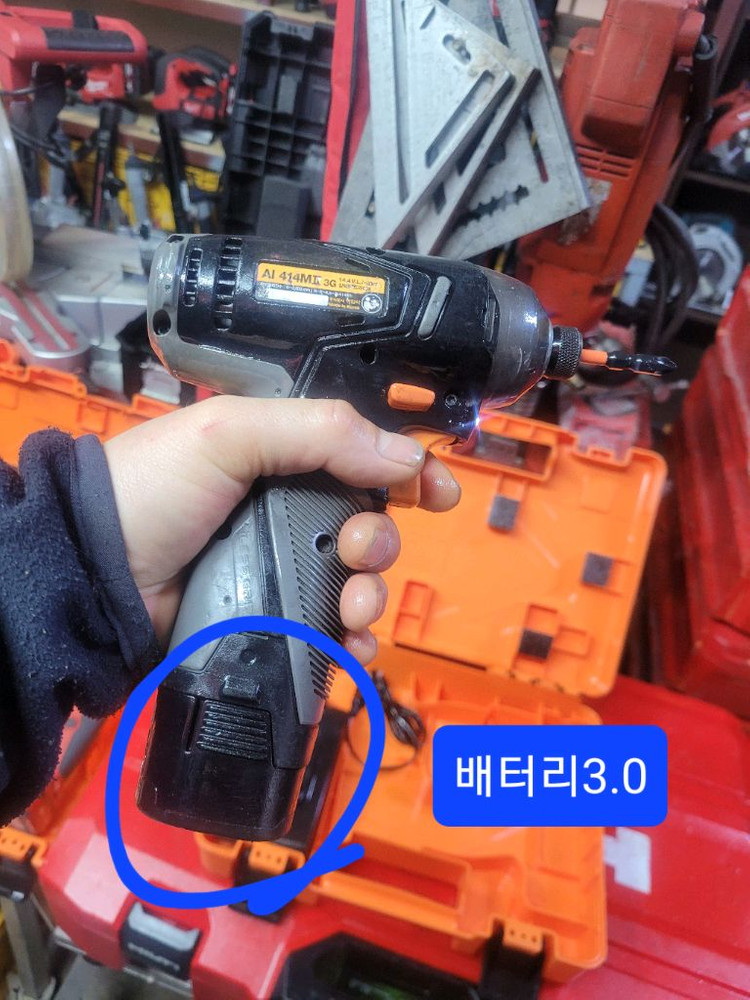 아임삭충전임팩드라이버 AI414M2 3G 충전임팩드릴 A급완세트 이미지