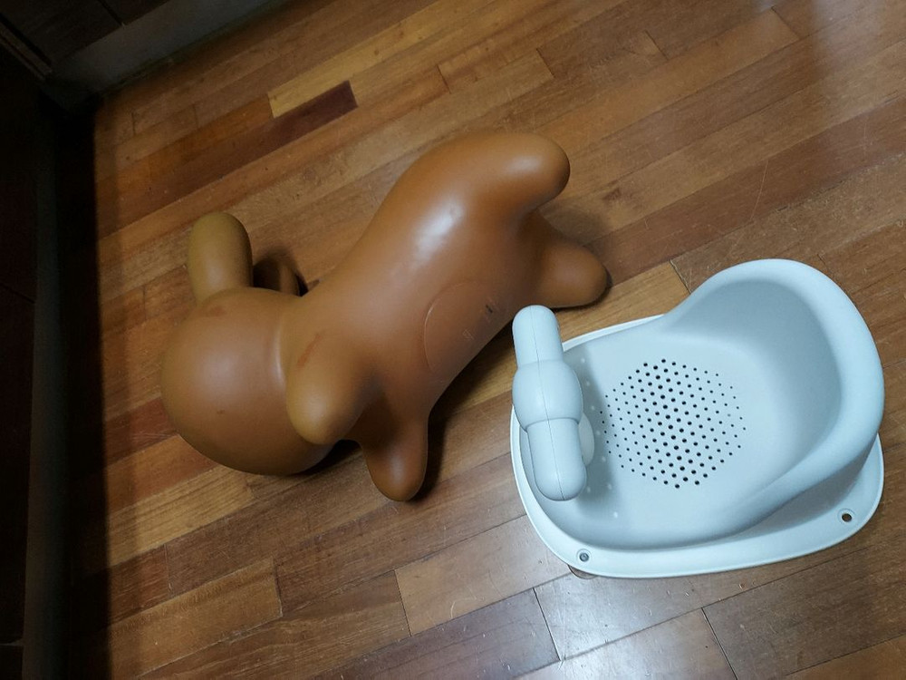 아기점핑볼,아기목욕의자 전부13000원 이미지