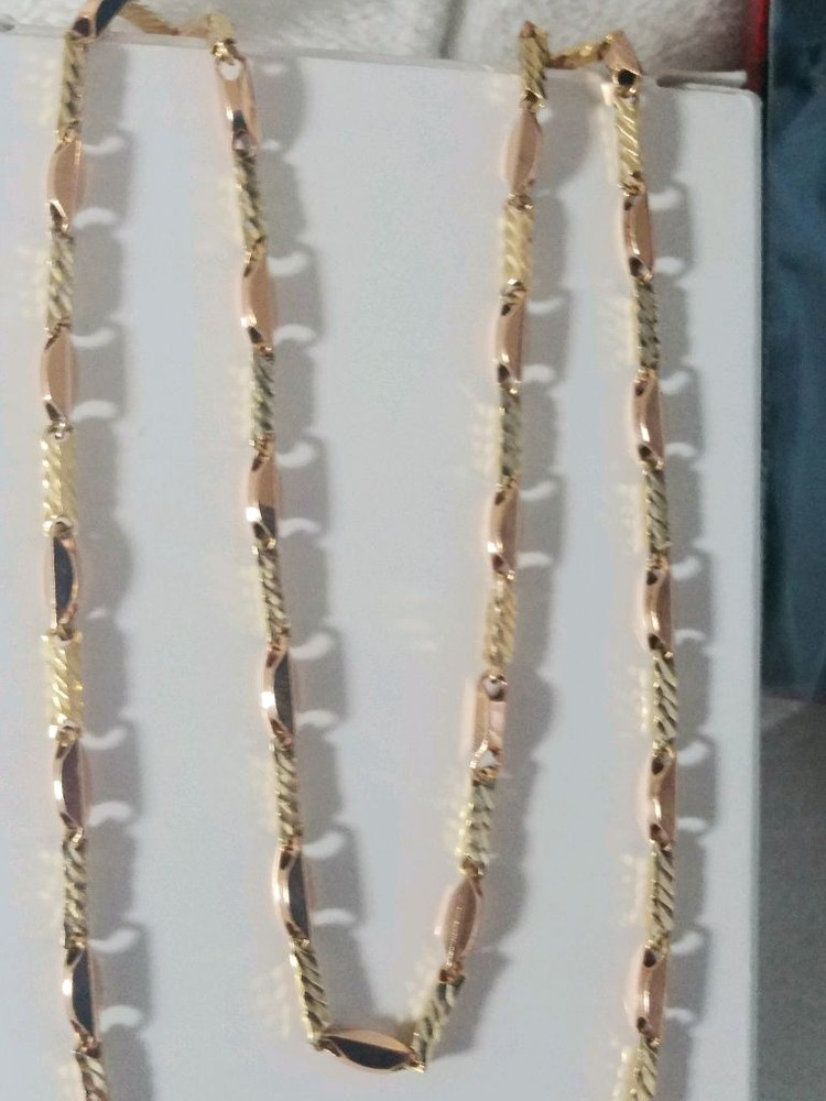 14k목걸이35cm여분줄2cm1.7돈 이미지