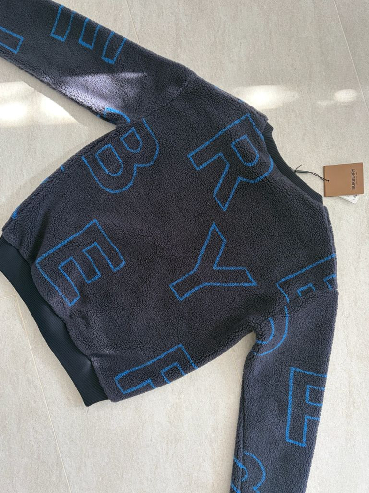 [완전 깨끗] 버버리 키즈 칠드런 뽀글이 맨투맨, 스웻셔츠 14Y 이미지