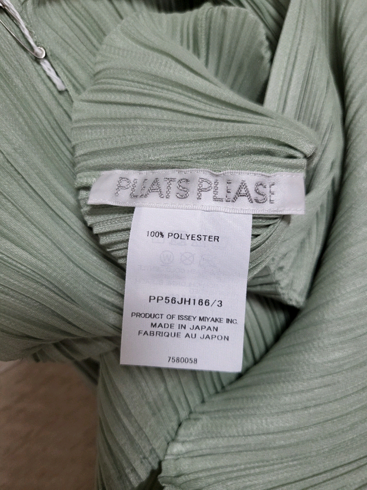 이세이미야케 플리츠플리즈 원피스 6월 먼슬리 원피스 파스텔 그린 3사이즈 이미지