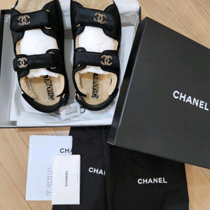 샤넬 벨크로 샌들 양털 송치 37.5(비브람 완료)정가이하 이미지