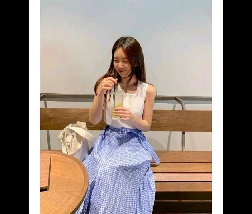 새상품) 구김안가는 바스락 플리츠 롱스커트 이미지