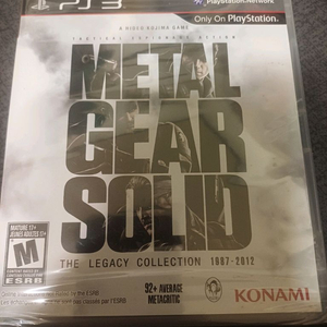 ps3 메탈기어 솔리드 레거시 컬렉션 북미판 새제품 이미지