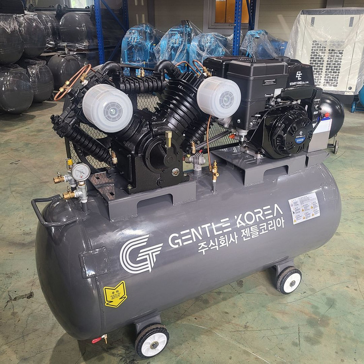 엔진콤프레샤 10마력 400리터 - 1톤적재 중고압 중고 콤프레셔 이미지
