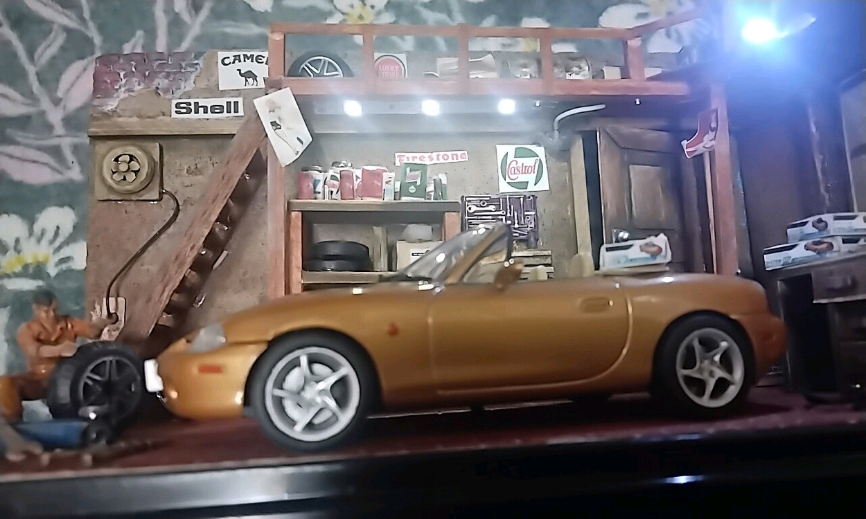 1/43자동차정비 디오라마(개인자작품) 이미지