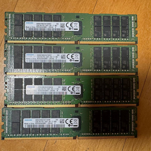 삼성 DDR4 2400 32GB ECC REG 서버용 램 4장 이미지