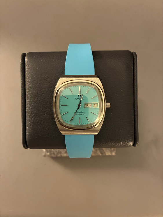 씨마스터 오메가 테레비 (TV/쿠션 케이스) 민트/티파니 블루 다이얼 이미지