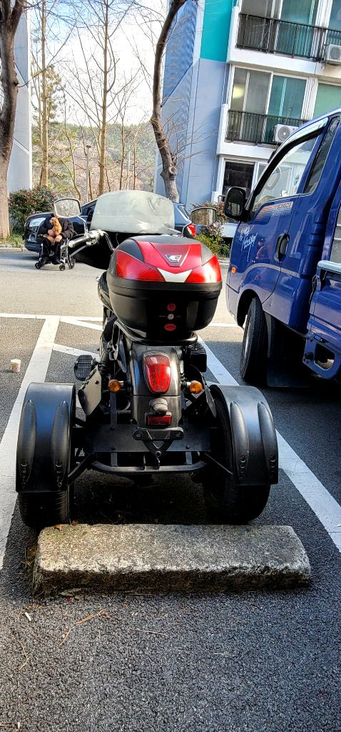 삼륜 오토바이 대림 데이스타 250cc 이미지