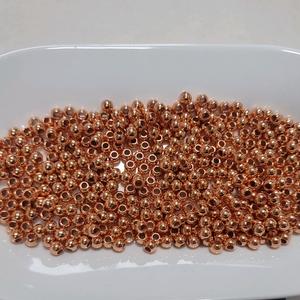 로즈골드도금 비즈볼 이미지