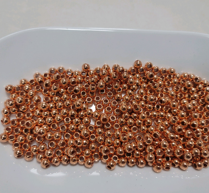 로즈골드도금 비즈볼 이미지