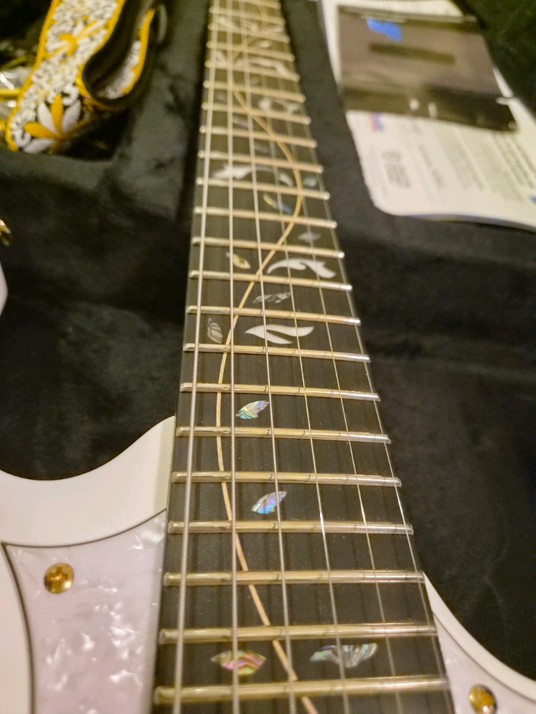 아이바네즈 스티브바이 잼 화이트 JEM7VP 일렉기타 이미지