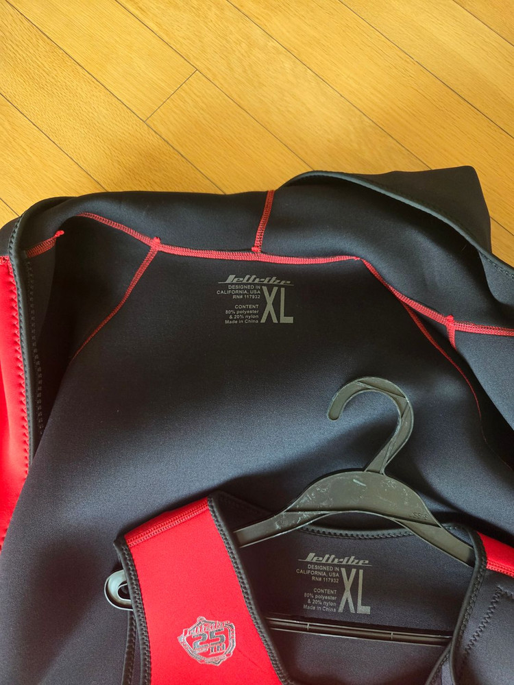 제트트라이브 남성 제트스키 웻슈트 자켓 XL 이미지