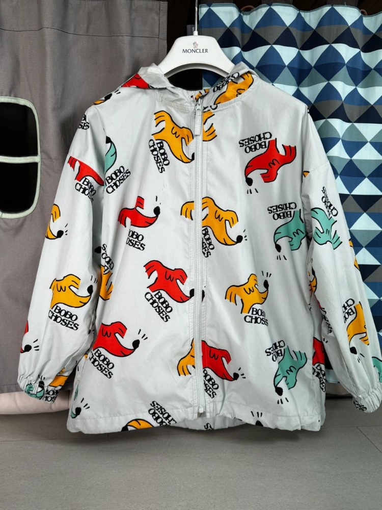 키즈 프린트 바람막이 자켓 이미지