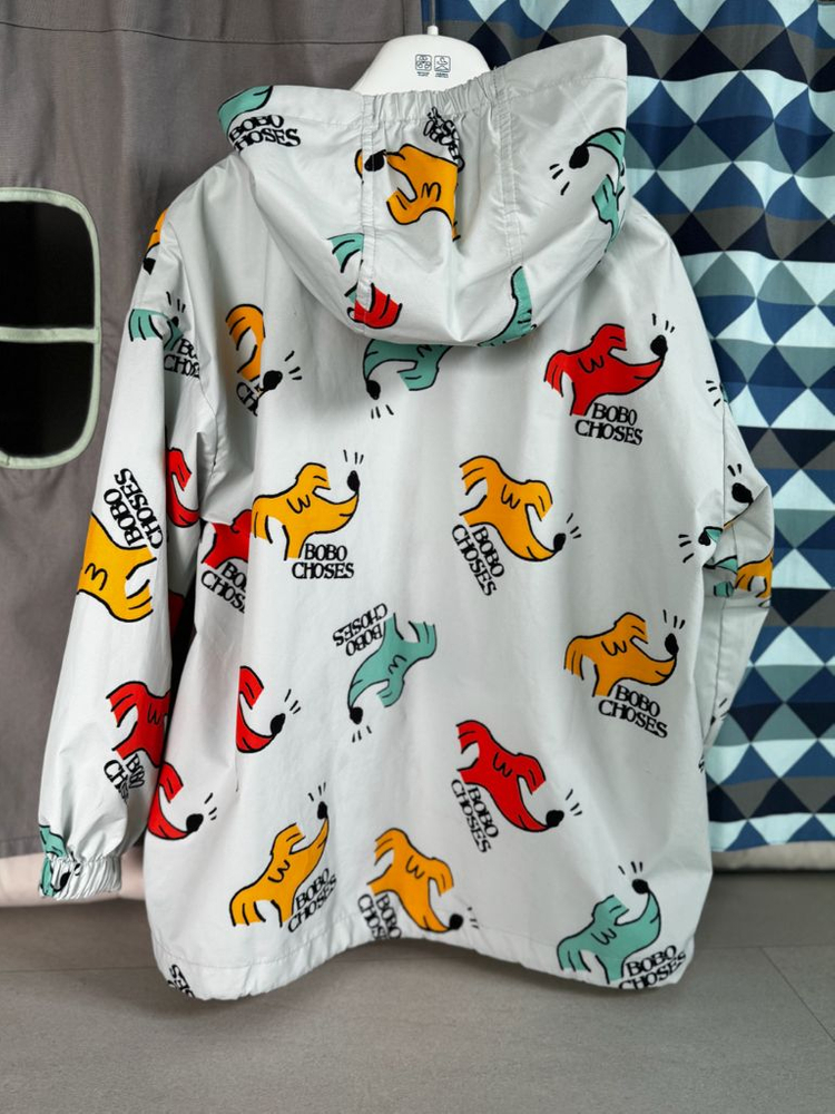 키즈 프린트 바람막이 자켓 이미지