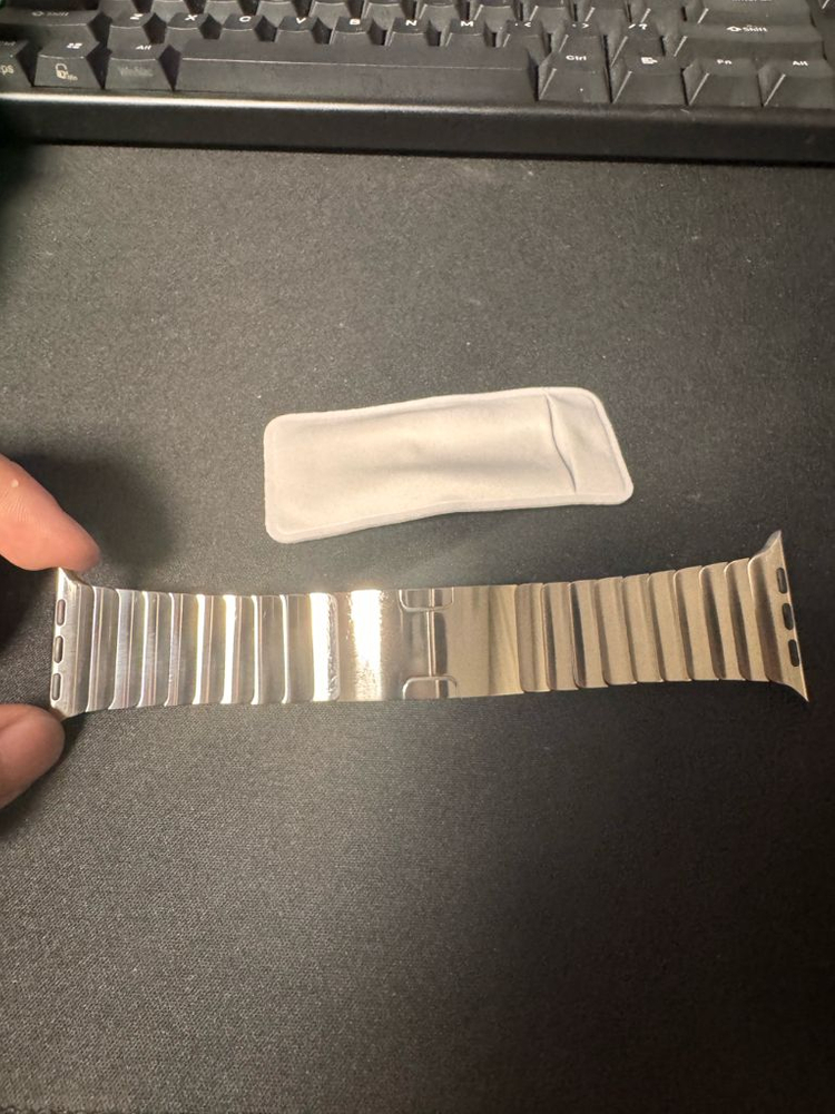 애플워치 링크 브레이슬릿 실버 42mm 이미지